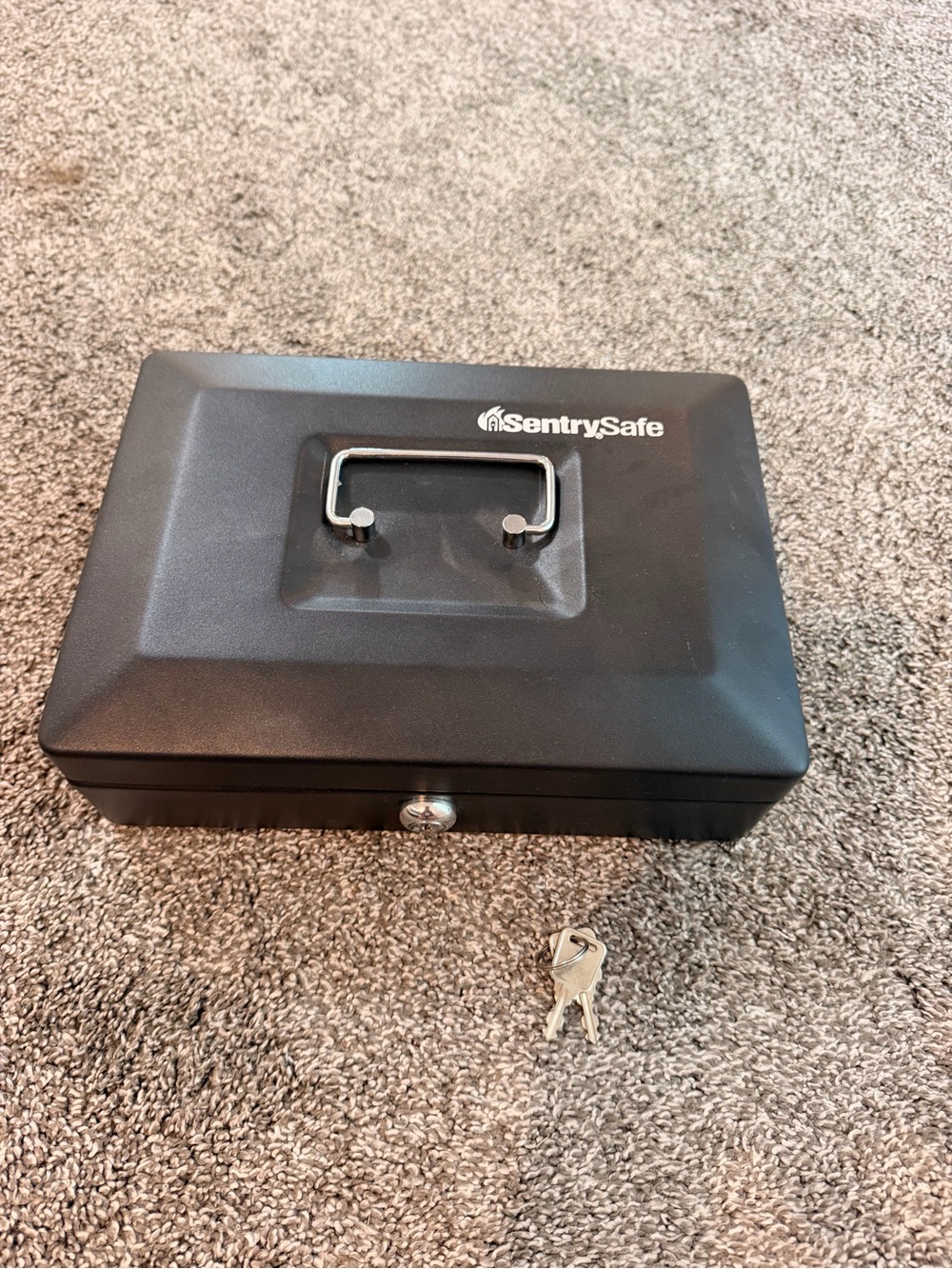 SentrySafe Portable Lock Box in Black
